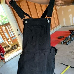 Black skirt overalls 🔥